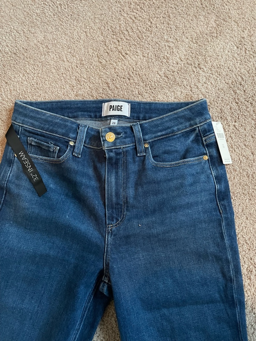 Anthropologie PAIGE Laurel Canyon 32 High-Rise Bootleg Jeans - Picture 5 of 6